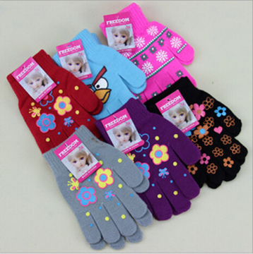 Custom Offset Cheap Kids Gloves/ Kids Hand Gloves/ Children Knitted Gloves