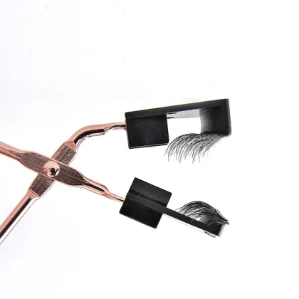 2020 3D magnetic eyelashes with tweezers
