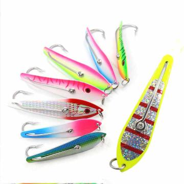 Sea Fishing Drone Spoon Lure - OEM 10g-81.6g Stainless Steel with Replaceable Hooks