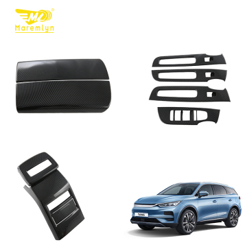Maremlyn Car Armrest Box Cover and Vent Outlet Trim for BYD Tang 2024 Interior Accessories