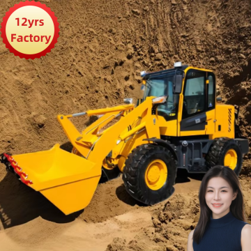 Midsize 2 Ton Wheel Loader with Articulated Frame and Quick Change Attachments