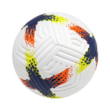 Professionele lederen voetbalvoetbaltraining bal