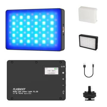 Επαγγελματικό φλας Pocket RGB LED Φως για βελτιωμένο βίντεο και φωτογραφία