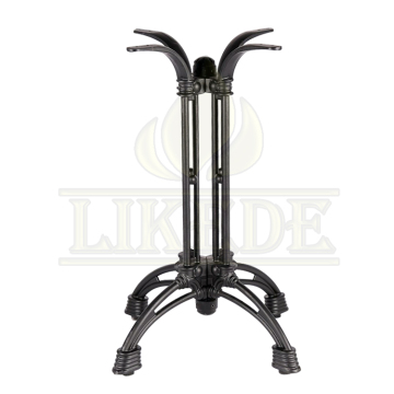 Antique European Style Classic Wood Slab Table Legs Metal Coffee Table Frame