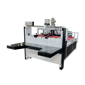 Semi-Automatic Corrugated Cardboard Gluing Folder Machine
