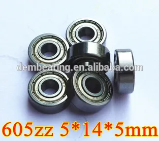 7*19*6mm deep groove ball bearing 607ZZ