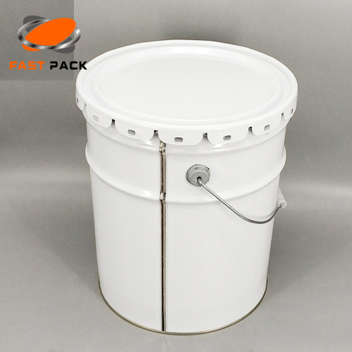 5 Gallon (20L) Black Plastic Bucket, 3-pack - - Non-UN
