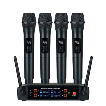 EIFMUSES MIS-400：ミーティングとカラオケ用の究極の4チャンネルワイヤレスマイクシステムシステム