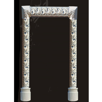 Squisito interior villa design: set di modanatura decorativa e finestra di PU