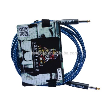 X-FD-3B/6B/10B Wholesale Noiseless Braided Wire EQ Guitar Use Guitar Cable