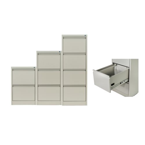 Small Under Desk 2 Drawer Steel Filing Cabinet