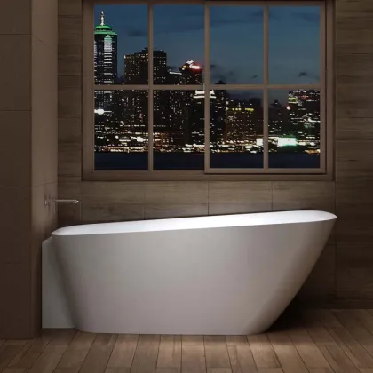 Corian Freestanding Pure White Bathtub TC-S98