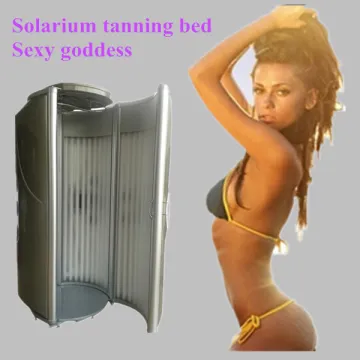 Hot sale China vertical solarium tanning bed/solarium tanning machine with 42pcs UV lamps