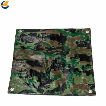 Stronger waterproof camouflage 110g pe tarpaulin