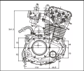 Enjin yang disejukkan oleh enjin ATV Kart Motor terbalik di ATV Kart