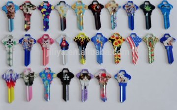 colorful high class brass door hotel car motor custom metal silicone car key cover