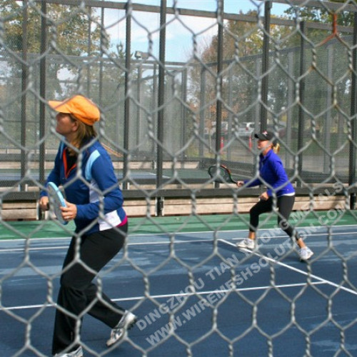 Malla de alambre hexagonal de 16g para la plataforma de tenis de padel