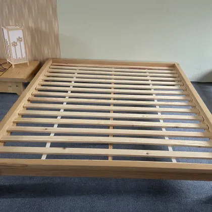 Japanese Style Solid Wood Bed Frame - Customize Simple Bed Frame
