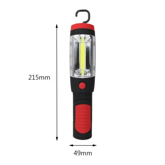 Rotatable COB Work Light with Folding Stand Hook and Magnet