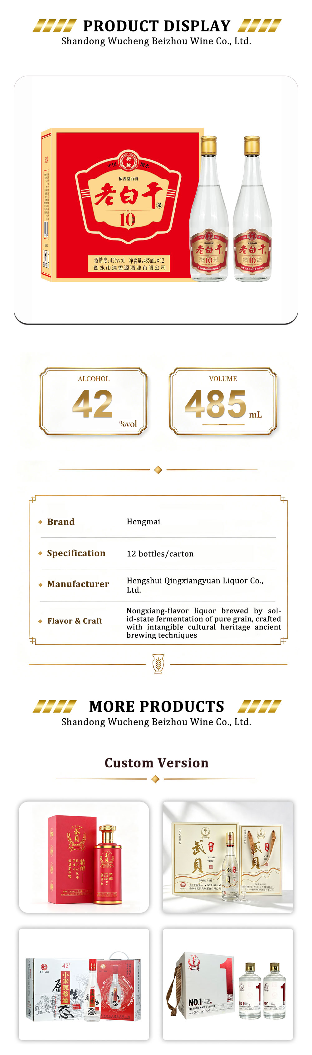 Classic Bulk Case Baijiu