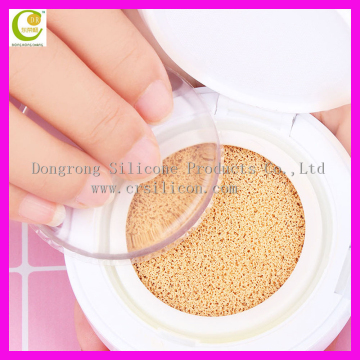 New cosmetics jelly silicone puff beauty silisponge makeup refillable silicone powder puff for face