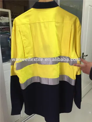 work polo shirt reflective shirt two tone shirt