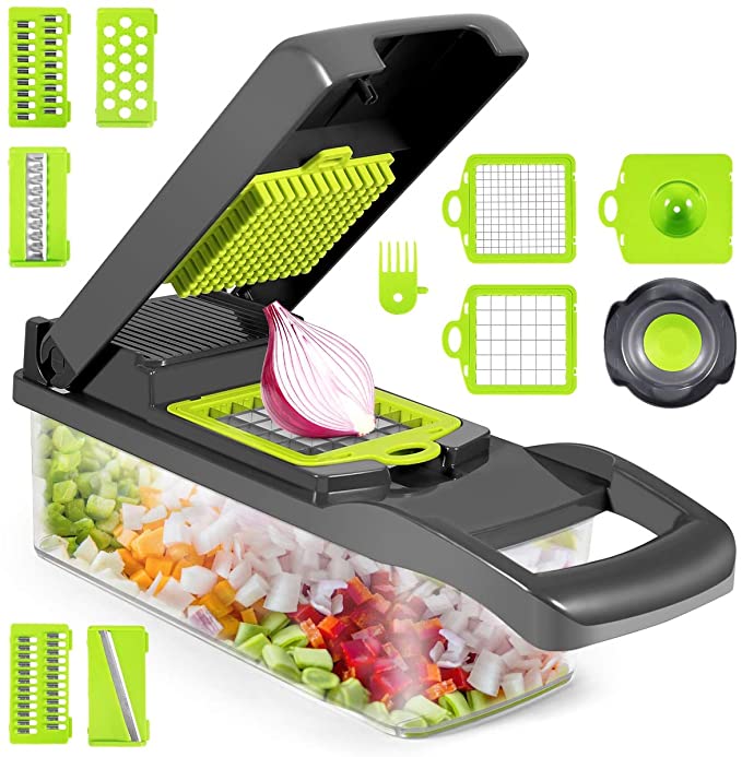 12 In 1 Hand Operated Vegetable Mandoline Slicer