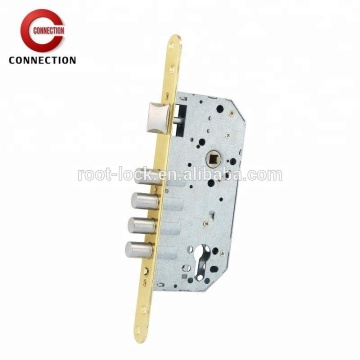 3201spain 4 steel round bolts mortise lock