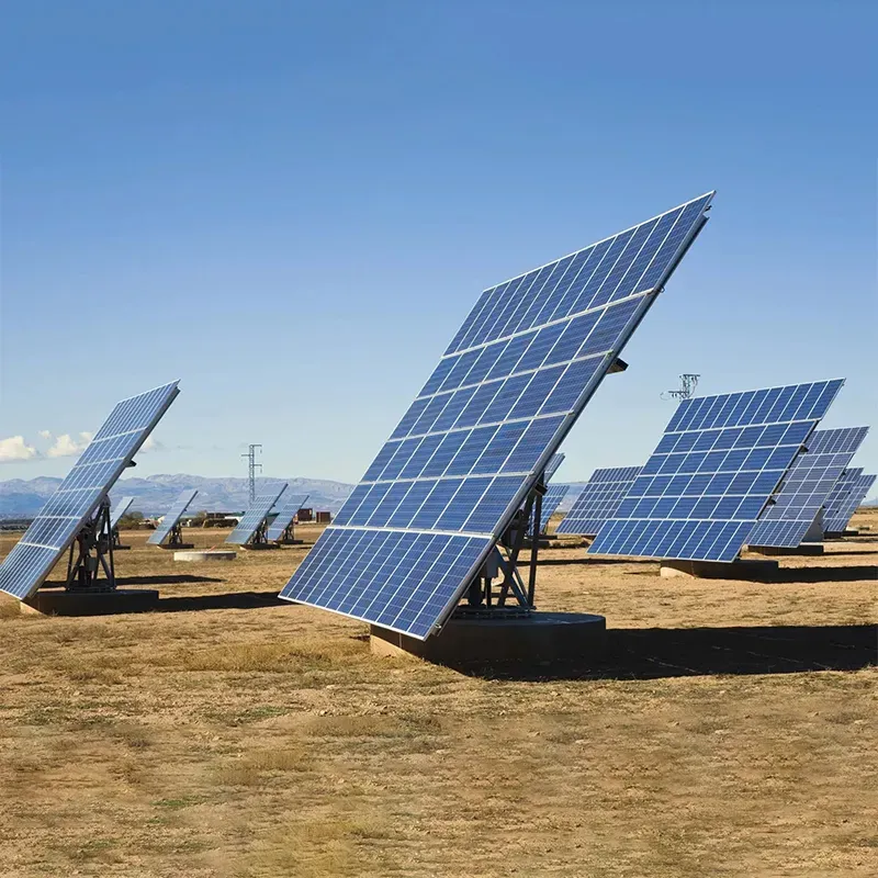 Solar Panel Flat Roof Dual Axis Tracking System 12kW