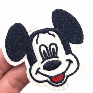 Cartoon Maus Eisen auf Stickerei Patches Jacken