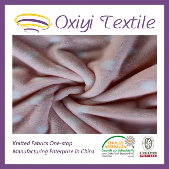 flannel fleece fabric from Changshu factory