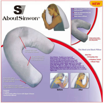 women Soft material Neck and Back Pillow