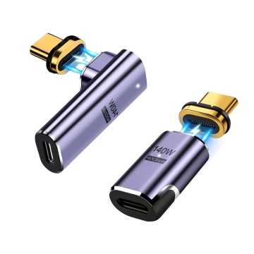 140W USB4.0 40Gbps Thunderbolt3 Magnetic Type-C OTG USB-C to USB-C Fast Charge Adapter