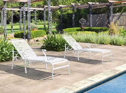 PE Rattan Garden Sun Lounger Set