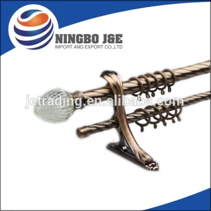 2015 fashion decorative metal curtain poles curtain poles finial
