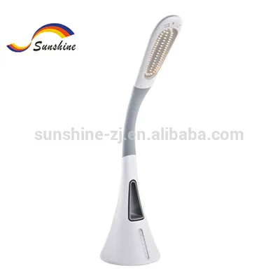 LED Desk Lamp With Bladeless Fan (with 3 modes and 5 brightness change levels) + 2 USB Ports(2.1A)