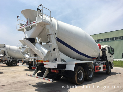 10 wheels Foton auman 15CBM concrete mixer truck price