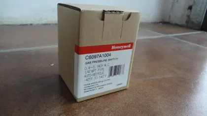 Honeywell C6097A1004 Pressure Gas Switch: Adjustment and Differential Pressure Control