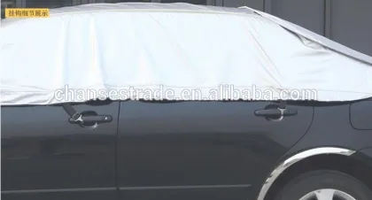 Magnetic car windshield snow cover