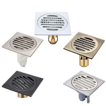 Stainless Steel Thick Platin Square Tile Insert Floor Drain Cover