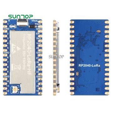 لوحة تطوير RP2040-Lora: اتصال طويل المدى متقدم مع رقاقة RF SX1262 وخيارات نطاق التردد المرن