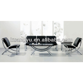 Modern office sofa with stainless legs,leisure sofa,executive office sofa