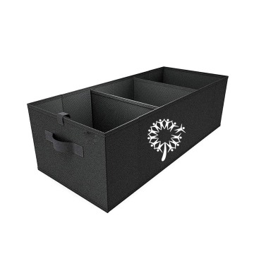 Wholesale 70L Expandable Black Car Trunk Organizer with Non-Slip Bottom