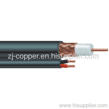 Rg59 Coaxial Cable 75ohm+2core Cable Power For Video 