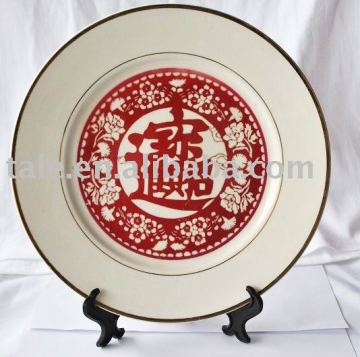 TAILE brand coated sublimation porcelain plate
