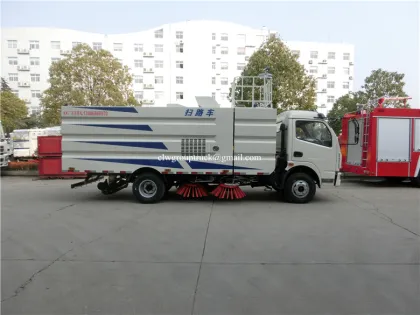 Cheap road sweepers broomer truck for sale