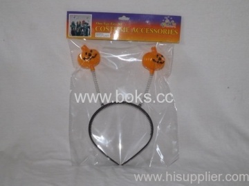 Halloween Plastic Small Pumpkin Shape Head Bopper