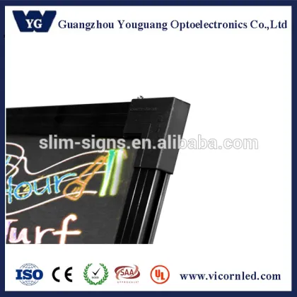 Professional Supplier RGB LED Writing board with Acrylic Board