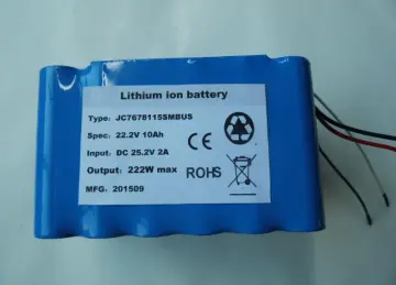 Factory customized 22.2V 10Ah li-ion battery pack