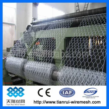 Hot dipped galvanized hexagonal wire mesh / gabion box